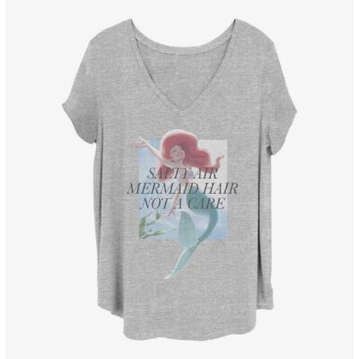 Disney The Little Mermaid Mer Hair Girls T-Shirt Plus Size