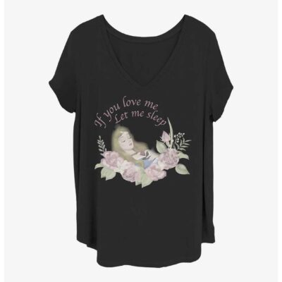 Disney Sleeping Beauty Let Me Sleep Girls T-Shirt Plus Size