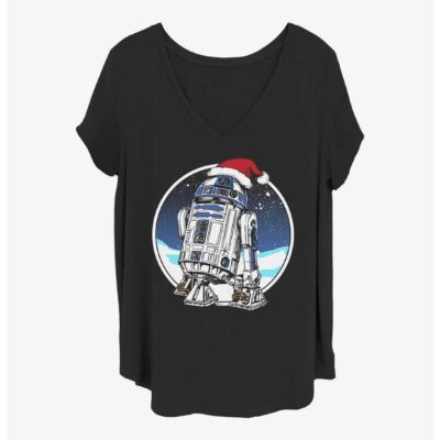 Star Wars Holiday R2-D2 Girls T-Shirt Plus Size