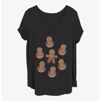 Star Wars: The Last Jedi Porg Chewie Cookies Girls T-Shirt Plus Size