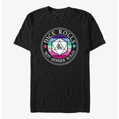 Dungeons & Dragons Dice Roles Pride T-Shirt