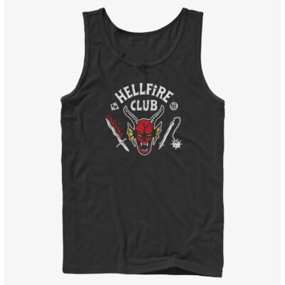 Stranger Things Hellfire Club Logo Tank Top