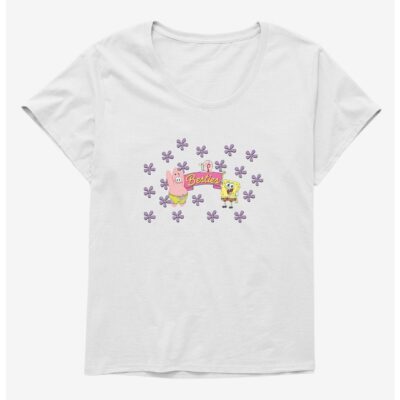 SpongeBob SquarePants Besties Girls T-Shirt Plus Size