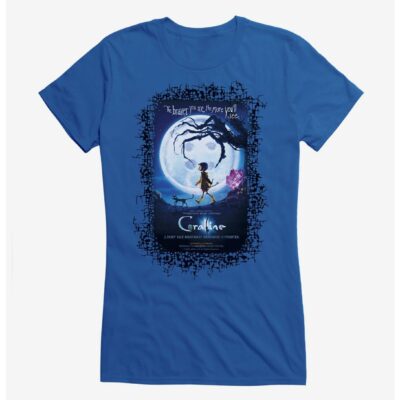 Coraline Moon Silhouette Poster Girls T-Shirt