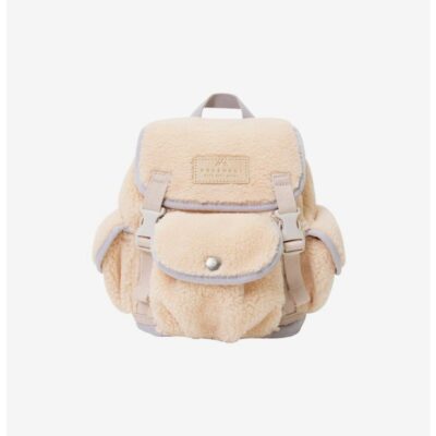 Lighthouse Fluffy Series Soft Sunrise x Powder Purple Backpack