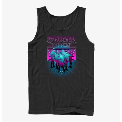 Stranger Things Neon Group Tank