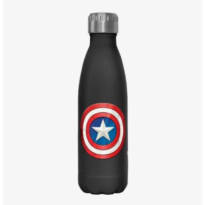 Marvel Captain America Shield Stainless Steel Water Bottle