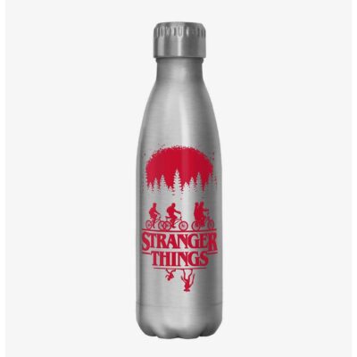 Stranger Things Riding Bikes Stainless Steel Water Bottle