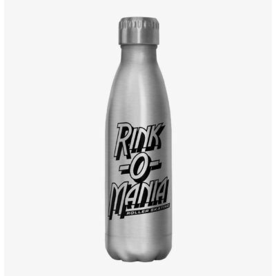 Stranger Things Rink-O-Mania Logo Stainless Steel Water Bottle