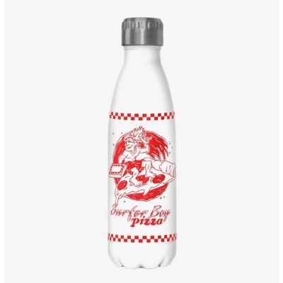 Stranger Things Surfer Boy Pizza Stainless Steel Water Bottle