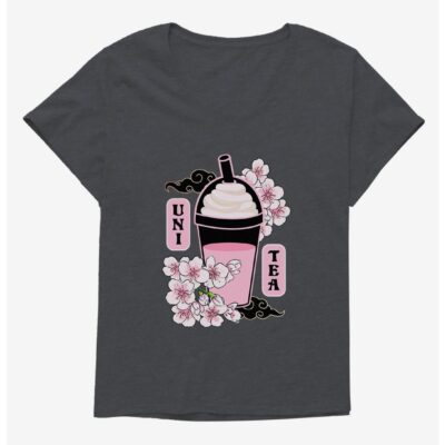 Boba Floral Girls T-Shirt Plus Size