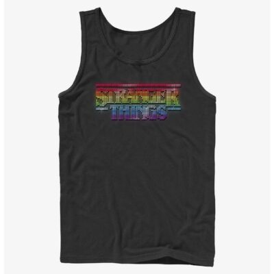 Stranger Things Rainbow Logo Tank