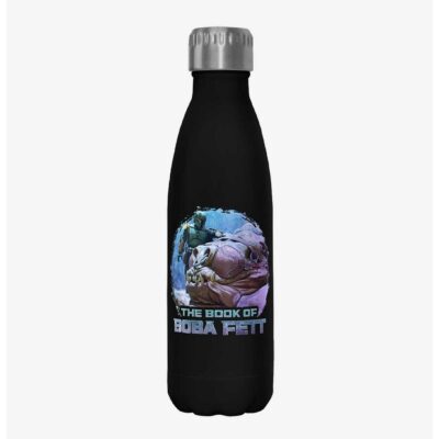 Star Wars The Book of Boba Fett Got Your Back Black Stainless Steel Water Bottle