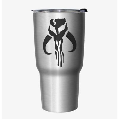 Star Wars Mandalorian Logo Stainless Steel Travel Mug