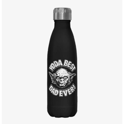 Star Wars Yoda Best Black Stainless Steel Water Bottle