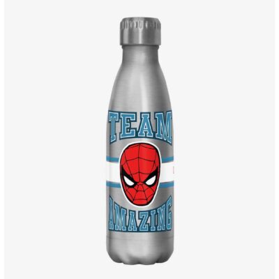 Marvel Spider-Man Team Amazing Stainless Steel Water Bottle