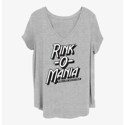 Stranger Things Rink-O-Mania Logo Girls T-Shirt Plus Size