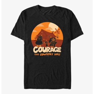 Cartoon Network Courage the Cowardly Dog Cowardly Haunt T-Shirt