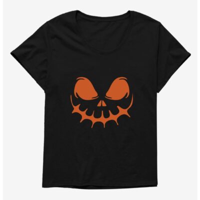 Halloween Haunting Jack-O’-Lantern Girls T-Shirt Plus Size