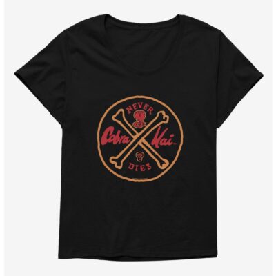 Cobra Kai Never Dies Doodle Girls T-Shirt Plus Size