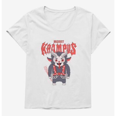 Krampus Christmas Merry Krampus Girls T-Shirt Plus Size