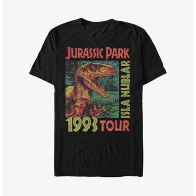 Jurassic Park Isla Nublar 1993 Tour Extra Soft T-Shirt