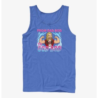 Marvel Thor: Love and Thunder Dad Bod To God Bod Tank