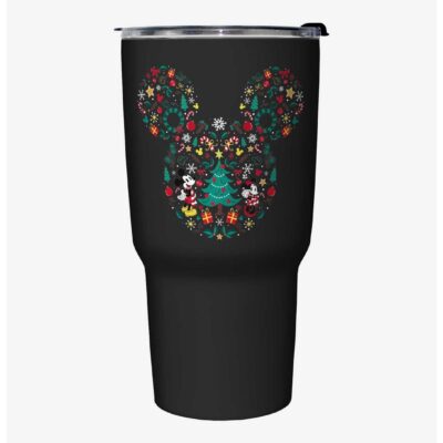 Disney Mickey Mouse Holiday Icon Ears Travel Mug