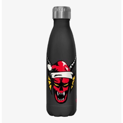 Stranger Things Santa Hellfire Demon Water Bottle