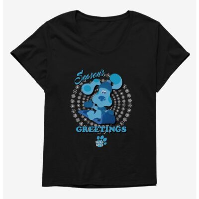 Blue’s Clues Season’s Greetings Girls T-Shirt Plus Size