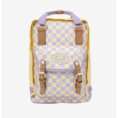 Doughnut Macaroon Kaleido Buttery Checkered Backpack