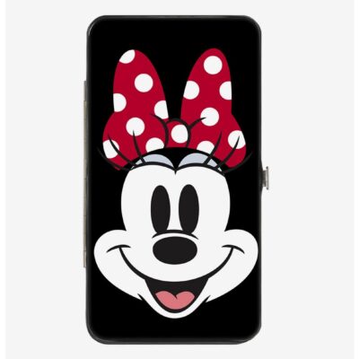 Disney100 Mickey and Minnie Mouse Happy Faces Hinged Wallet