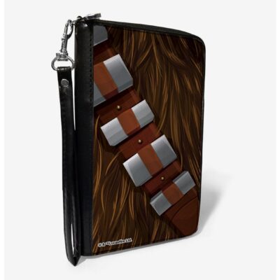 Star Wars Chewbacca Character Close Up Bandolier Zip Around Wallet