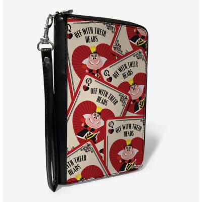 Disney Alice in Wonderland Queen of Hearts Zip Around Wallet