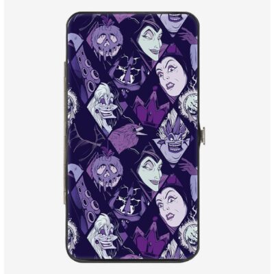 Disney Villain Expressions and Icon Hinged Wallet