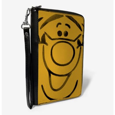 Disney Winnie the Pooh Tigger Smiling Face Close Up Zip Around Wallet