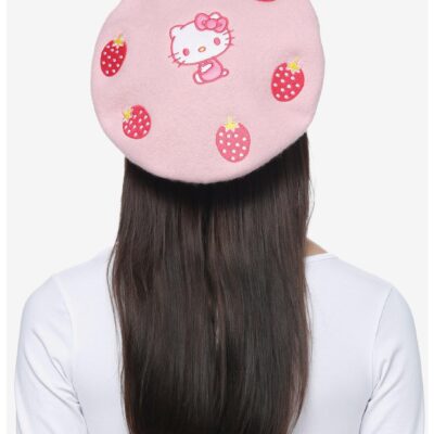 Hello Kitty Strawberry Bow Beret