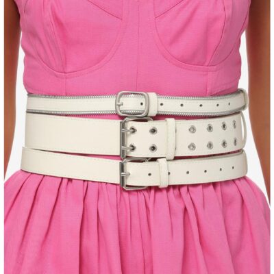 Triple Layer Cream Belt