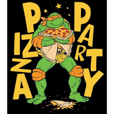 Teenage Mutant Ninja Turtles Michelangelo Pizza Party Poster