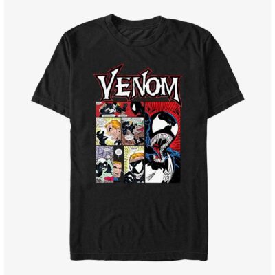 Marvel Venom Comic Panel Big & Tall T-Shirt