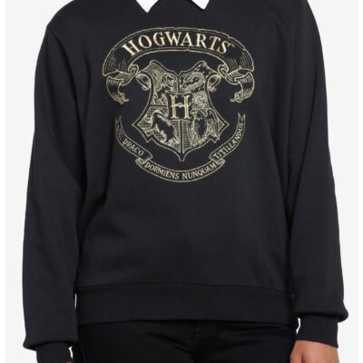 Harry Potter Hogwarts Collared Girls Sweatshirt