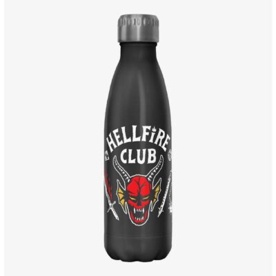 Stranger Things Hellfire Club Water Bottle