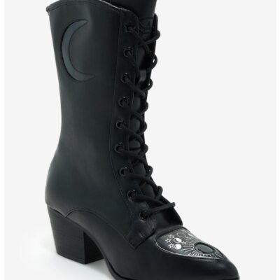 Strange Cvlt Celestial Spirit Lace-Up Boots