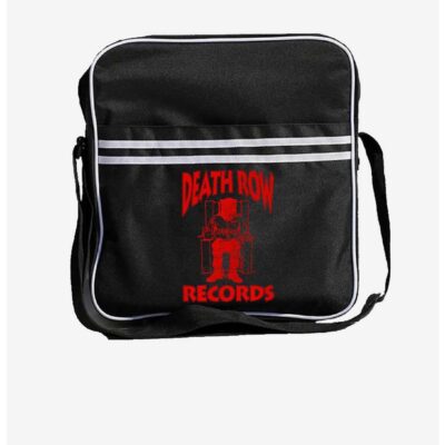 Rocksax Death Row Records Logo Zip Top Record Crossbody Bag