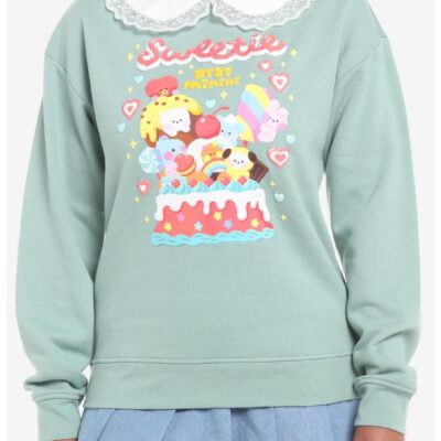 BT21 Sweetie Collared Girls Sweatshirt