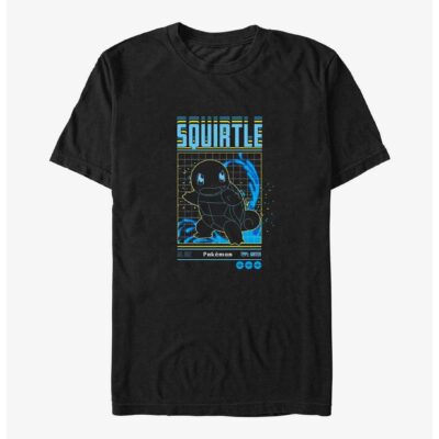 Pokemon Squirtle Grid Big & Tall T-Shirt