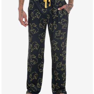 Harry Potter Hufflepuff Symbol Pajama Pants