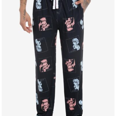 Neon Genesis Evangelion Rei & Asuka Pajama Pants