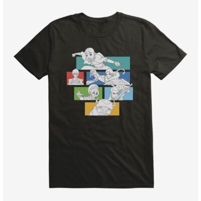 Avatar: The Last Airbender Characters Colorblock T-Shirt