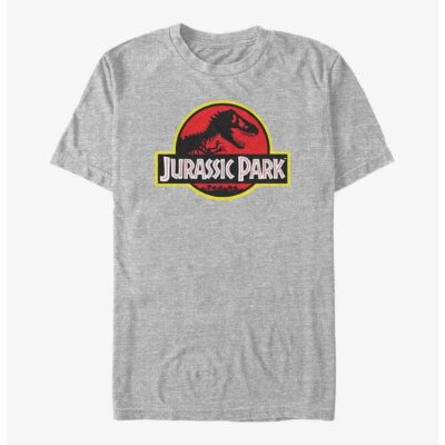 Jurassic Park Dinosaur Logo Badge Big & Tall T-Shirt